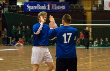 Espen Beiermann og Morten Gisle Moldskred var toneangivande då Temporiddarane vann Grendacupen i 2007.